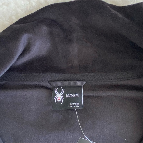 Spyder Women's Full Zip Front Velour Fleece Jacket, Black, Size S,M,XL - Picture 10 of 15